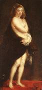 RUBENS, Pieter Pauwel Venus in Fur-Coat oil painting